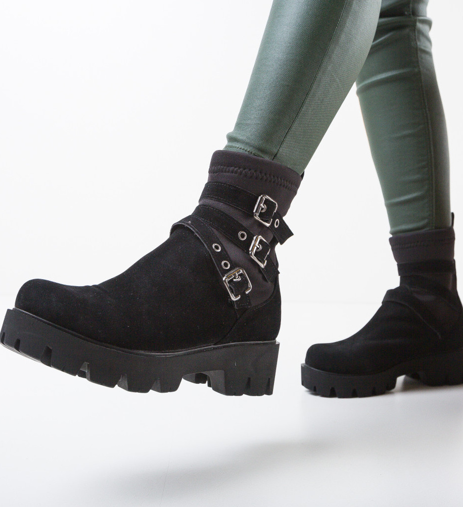 Ghete Merion Negre - Eleganță și Confort - imagine 2