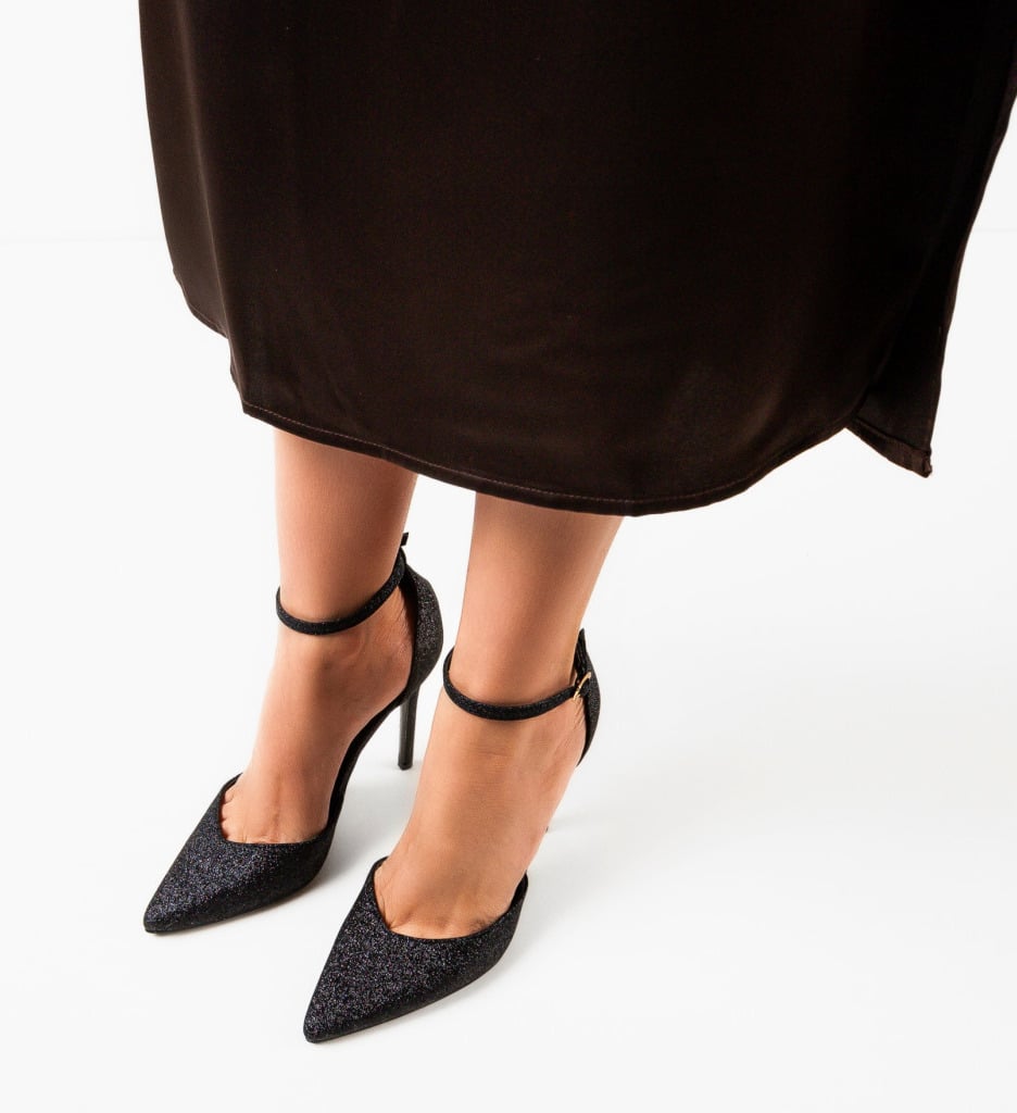 Pantofi Toc Sofly Negri - Eleganță și Confort - imagine 2