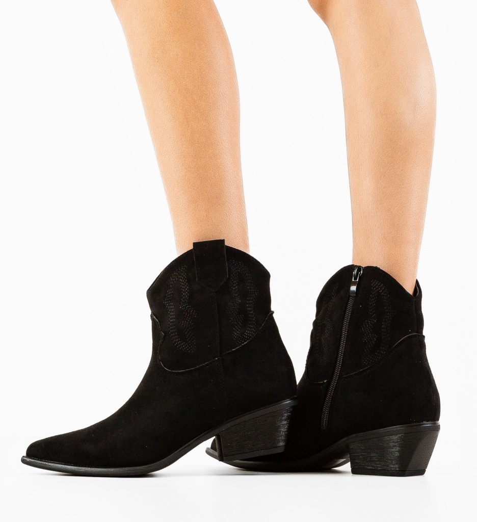 Botine Dama Kaoru Negre | Stil și Confort
