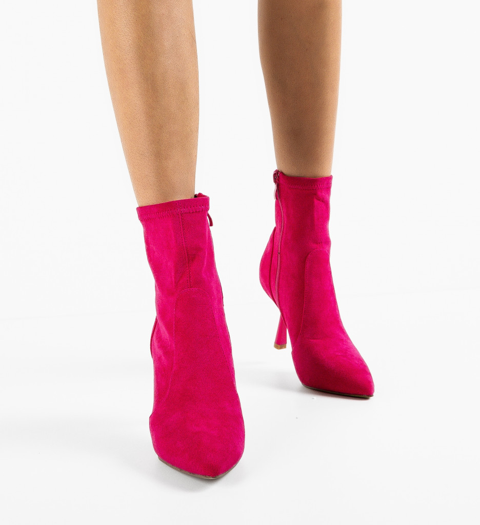 Botine Dama Jak Fuchsia | Stil Vibrant - imagine 2