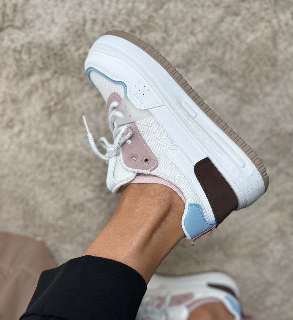 Sneakers Dama Yijun Albi - Confort și Stil - imagine 3