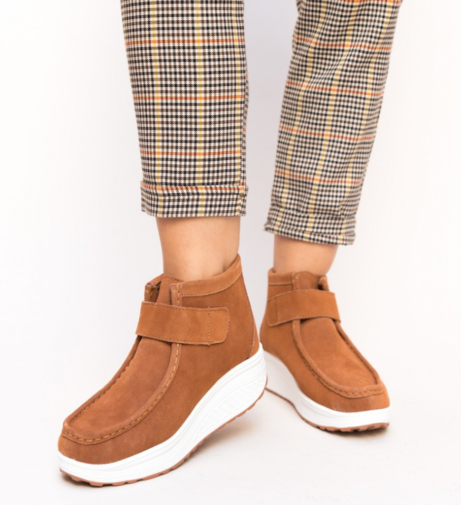 Pantofi Casual Misha Camel - Confort și Eleganță