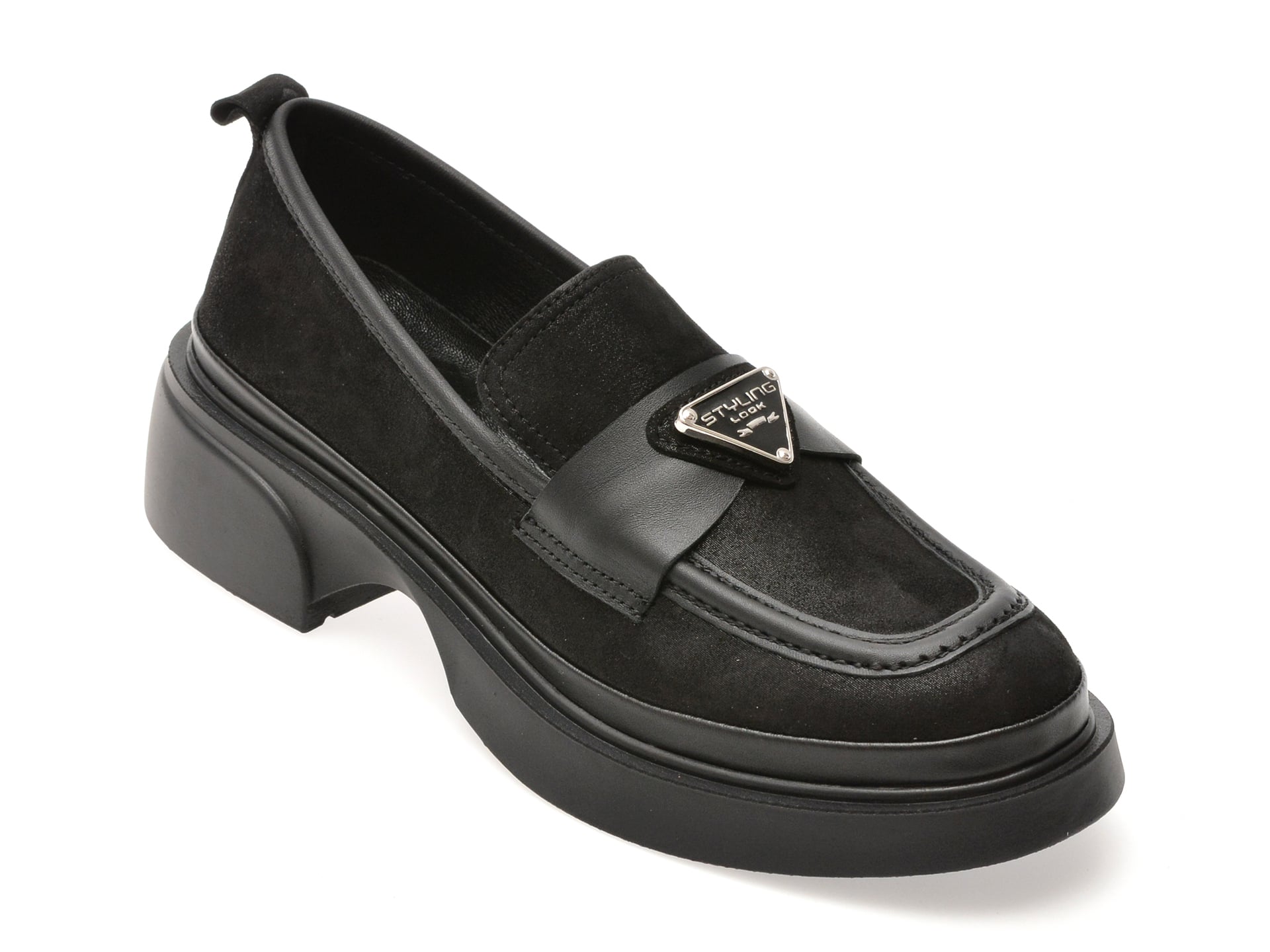Mocasini GRYXX Negri Eleganți din Piele
