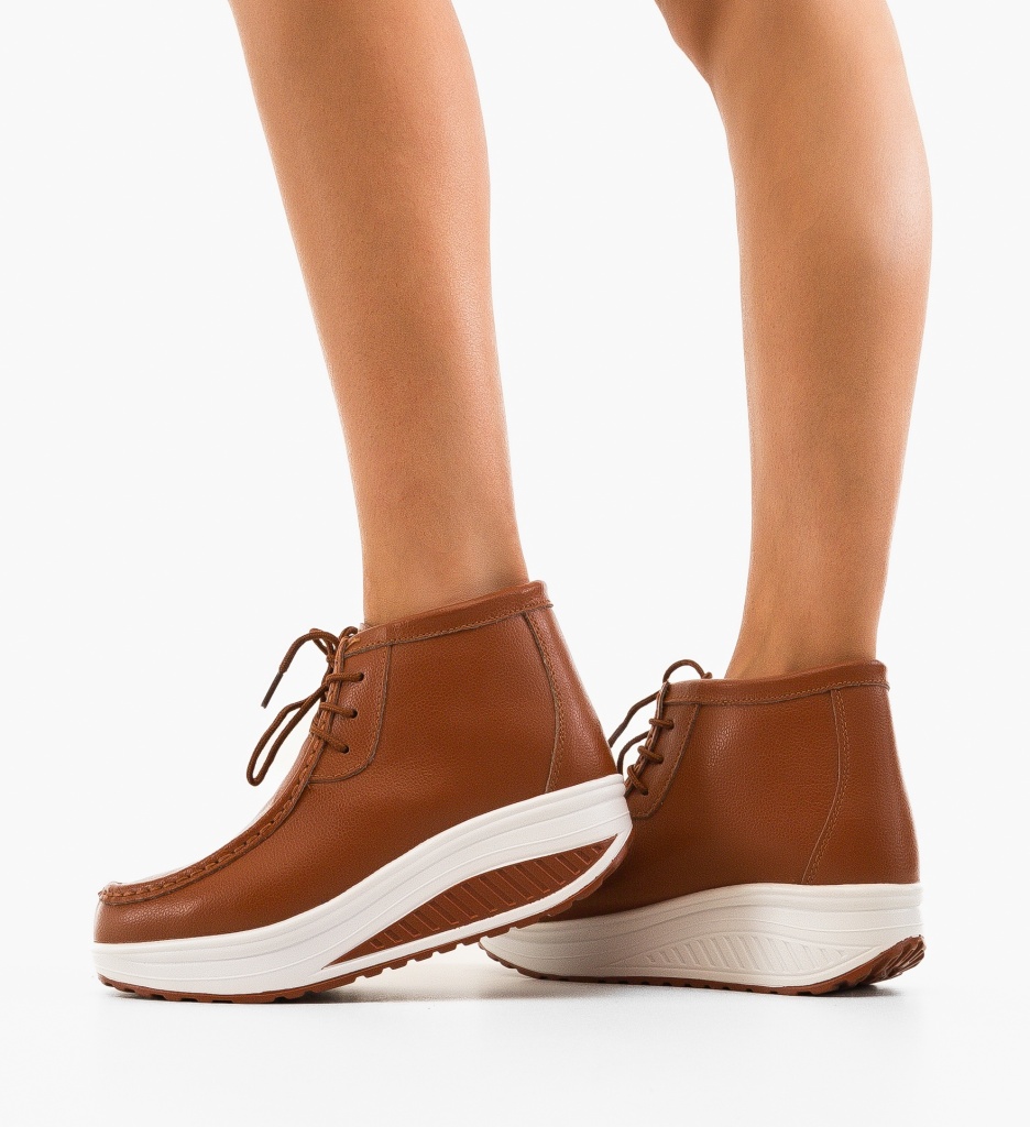 Pantofi Vinto Camel - Confort Zilnic Garantat - imagine 3