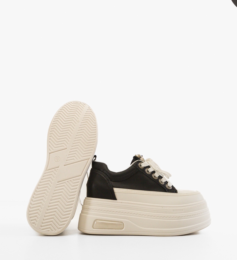 Sneakers Dama Sitre Negri - Confort și Stil - imagine 5