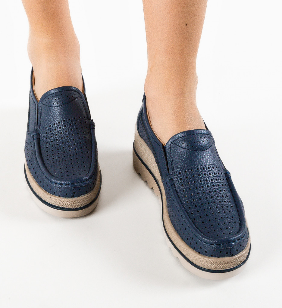 Pantofi Casual Krat Bleumarin | Confort și Stil - imagine 2