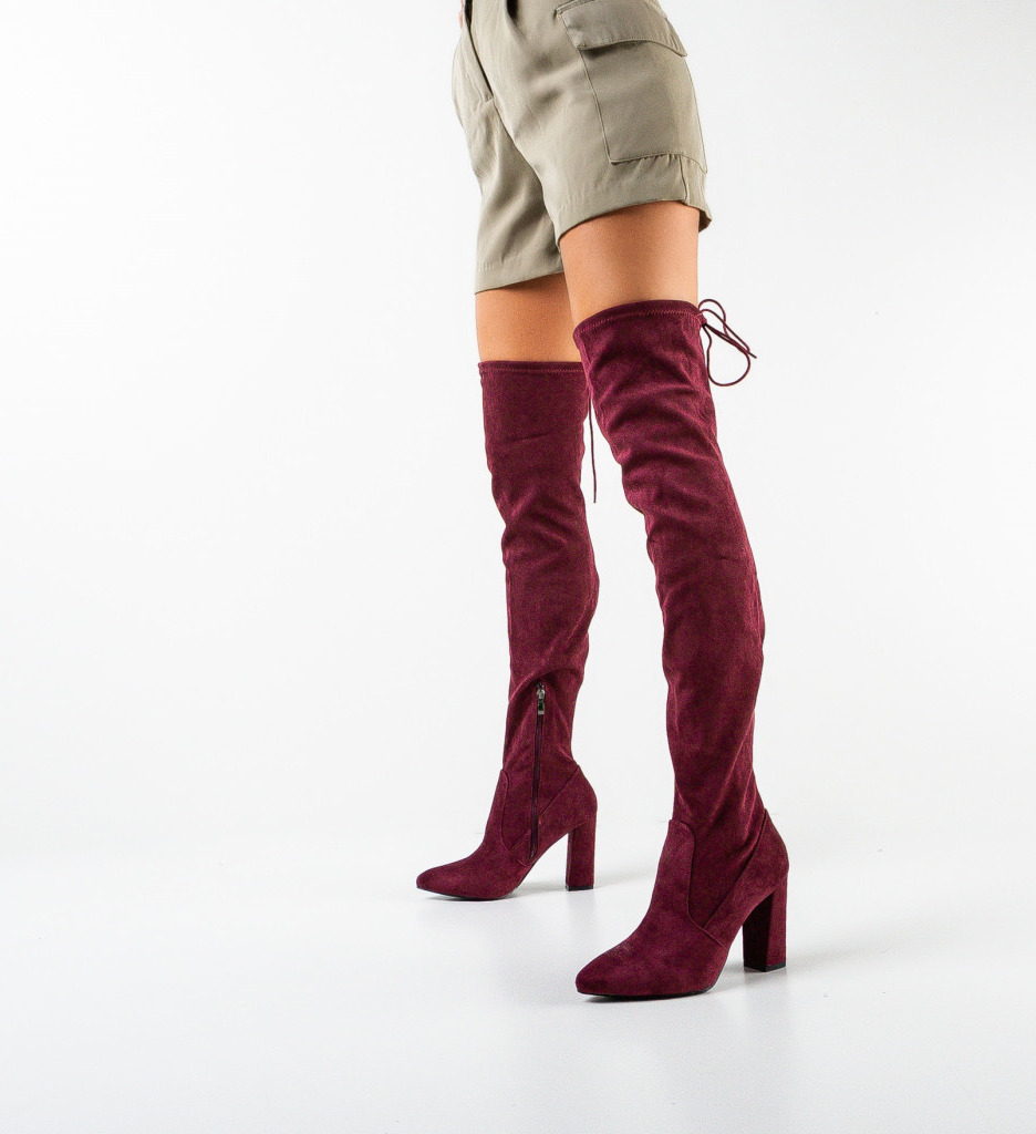 Cizme Dama Vister Grena - Eleganță și Confort - imagine 3