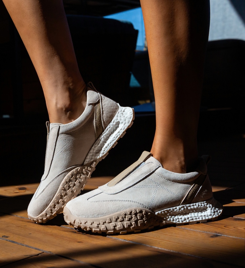 Sneakers dama Florena Bej - Confort și Stil Sportiv - imagine 2