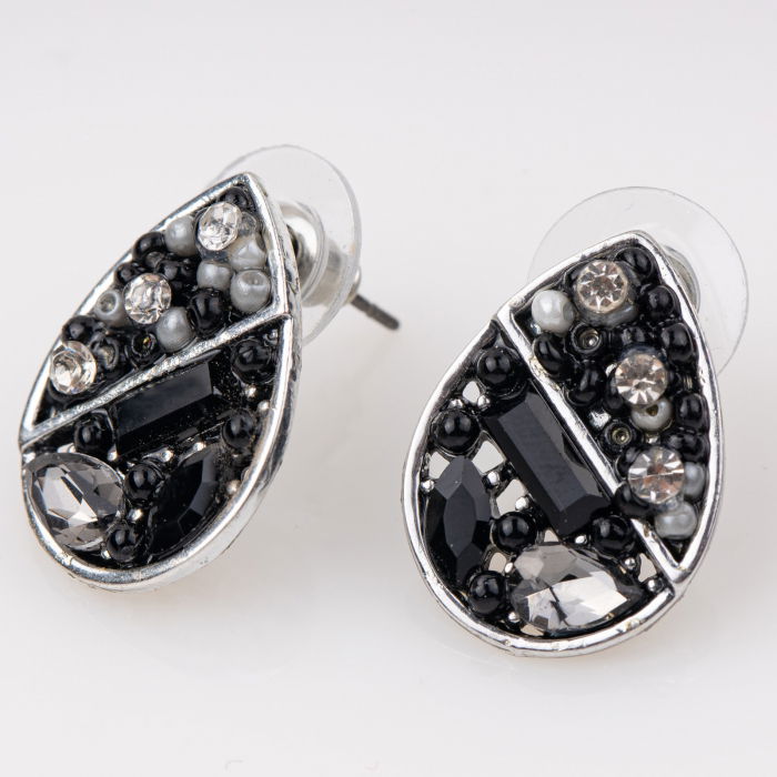 Shopika Cercei Lacrimi Negre Eleganți