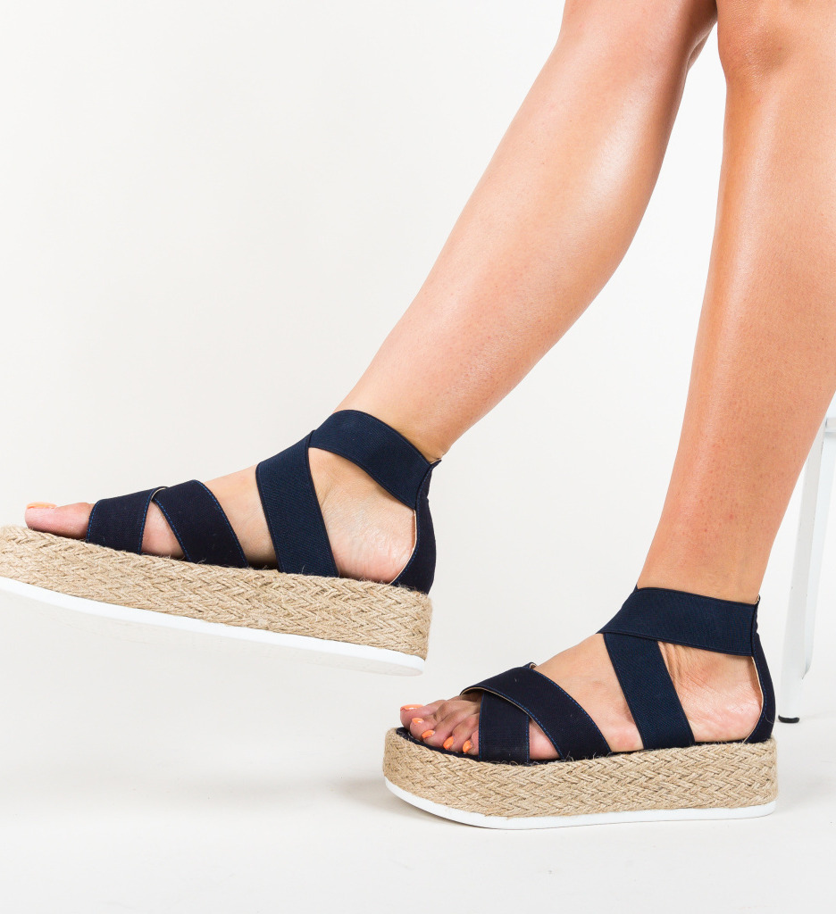 Sandale Dama Hermod Bleumarin | Confort Vară - imagine 3