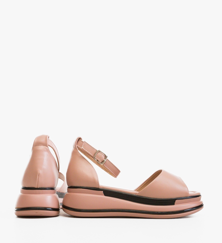 Sandale Dama Drufon Roz Elegante - imagine 4