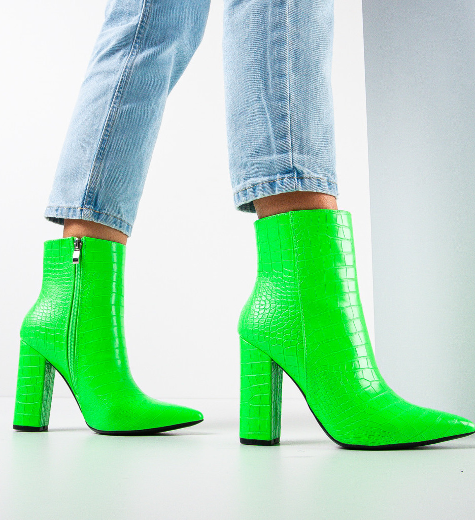 Botine Beatrix Verzi - Stil și Confort Urban - imagine 4
