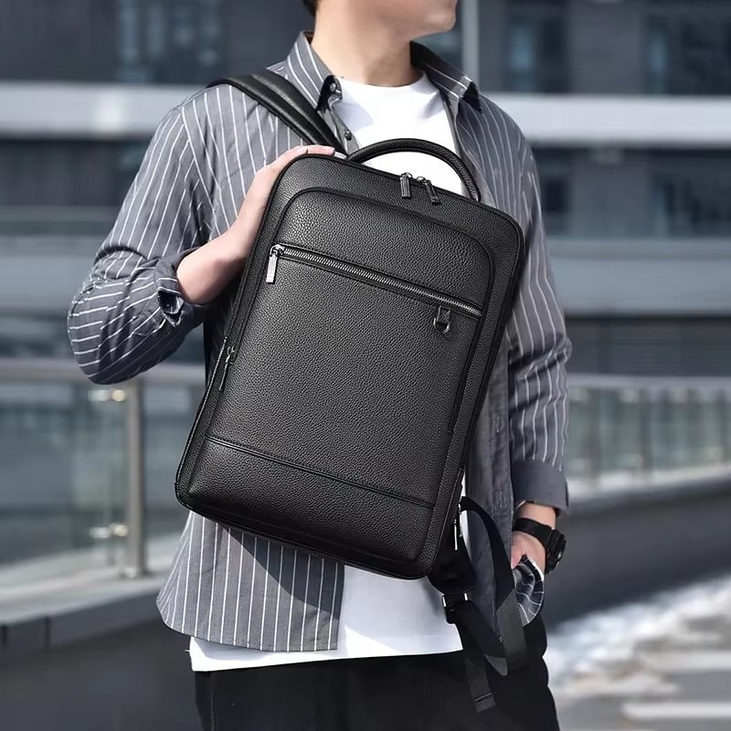 Rucsac Barbati Delis cu Port USB, Negru - imagine 2
