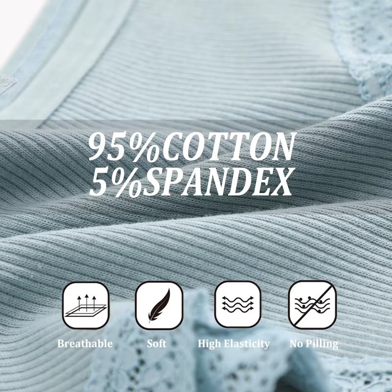 Picadili Set 3 Chiloți Dama în Bumbac - imagine 4