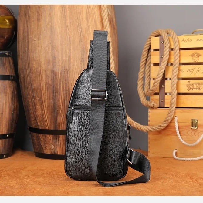 Geantă Umar Delis Piele Naturală Bărbați - imagine 5