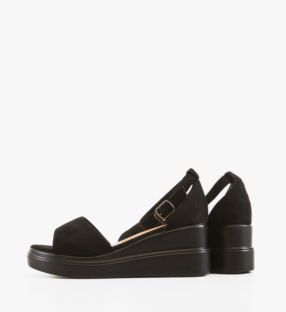 Sandale Platforme Honorus Negre | Eleganță și Confort - imagine 5