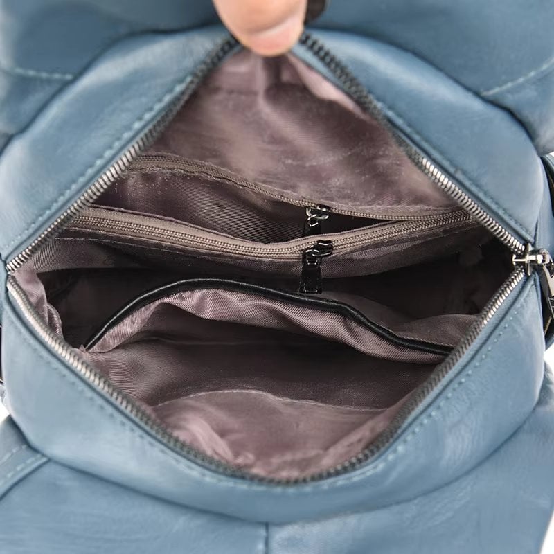 Rucsac Picadili Viella GT3592 Negru/Crem Elegant - imagine 5