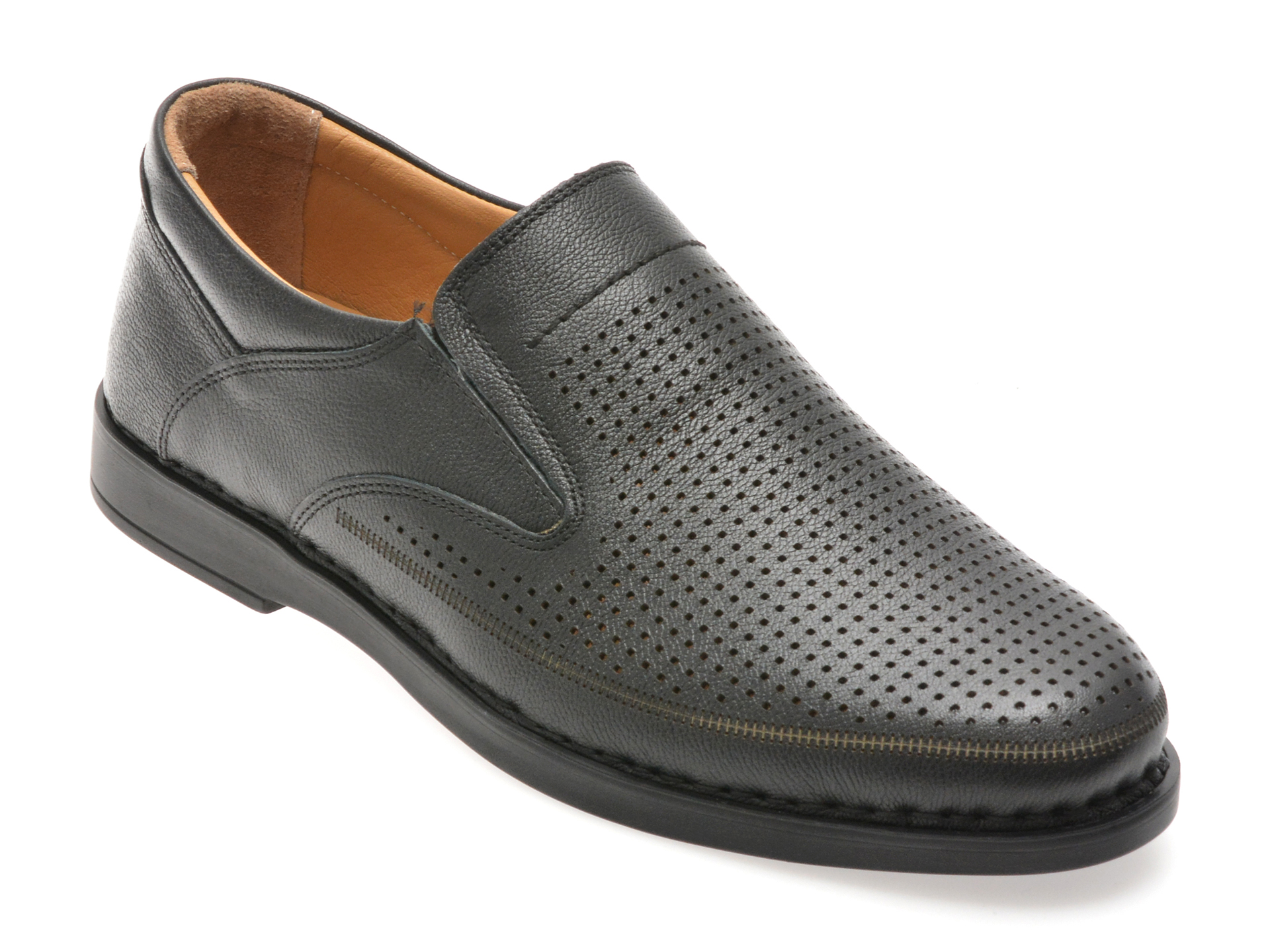 Pantofi SHOWMAN Negri Piele Naturală SH3261