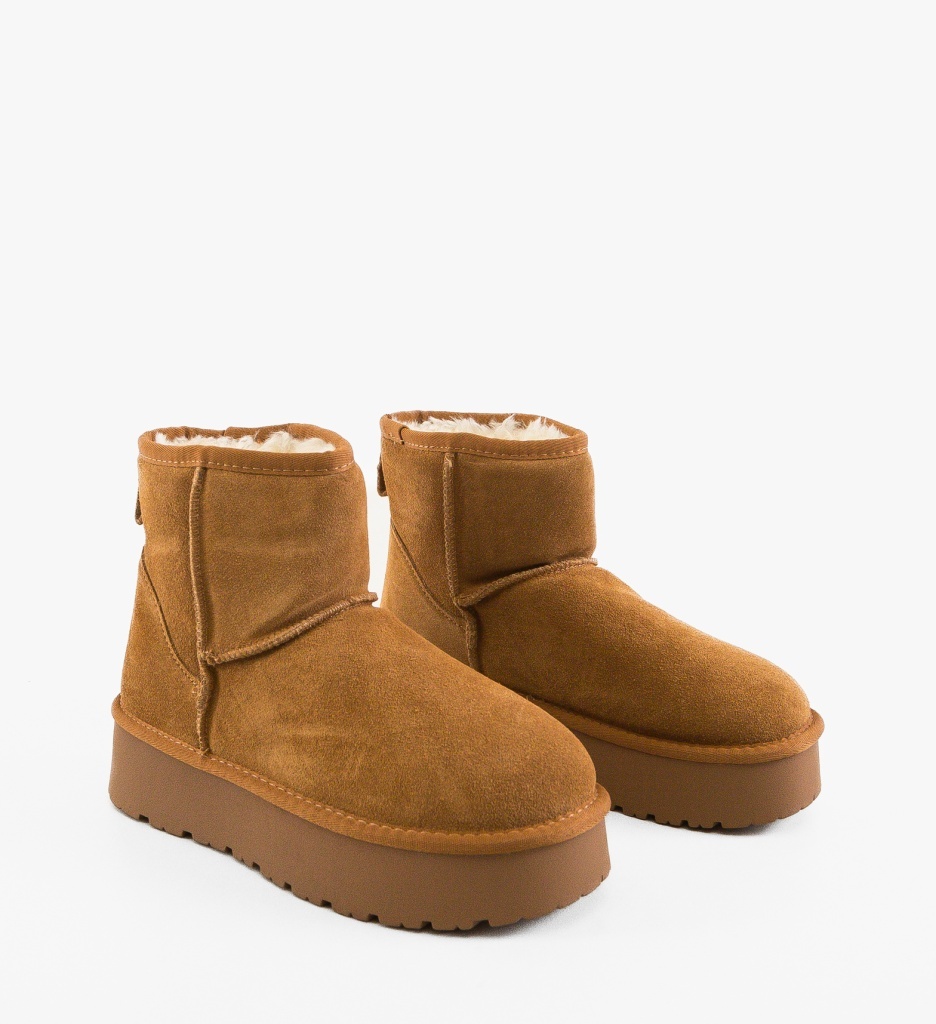 Cizme Ug Kami Camel | Depurtat - Confort Termic - imagine 3