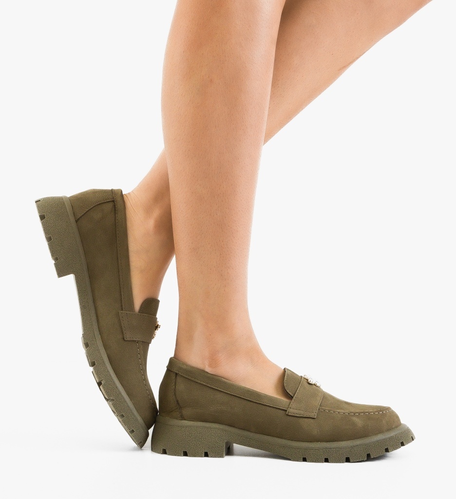 Pantofi Casual Dama Fosere Verzi 2 Confort - imagine 2