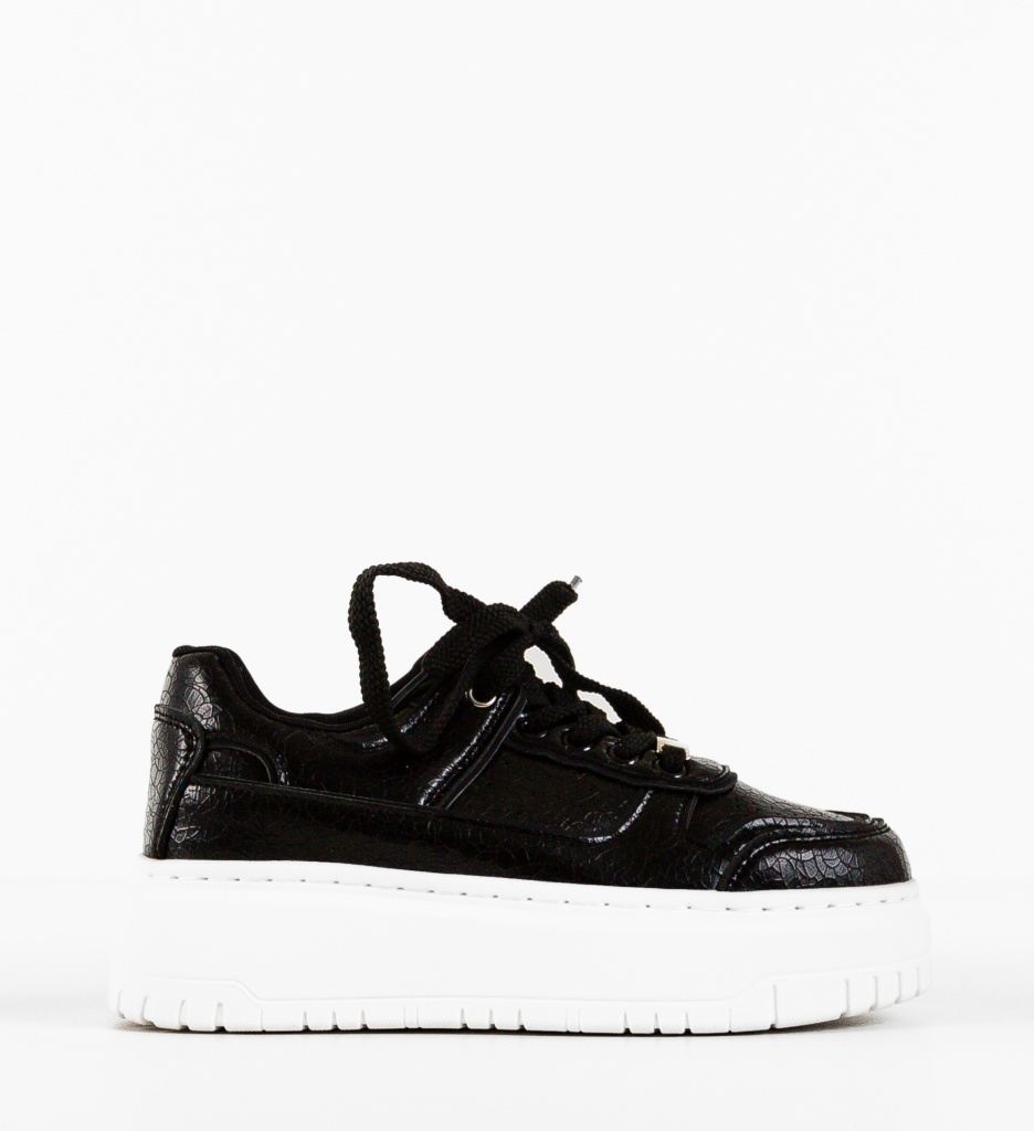 Sneakers Dama Kline Negri - Confort & Stil - imagine 2