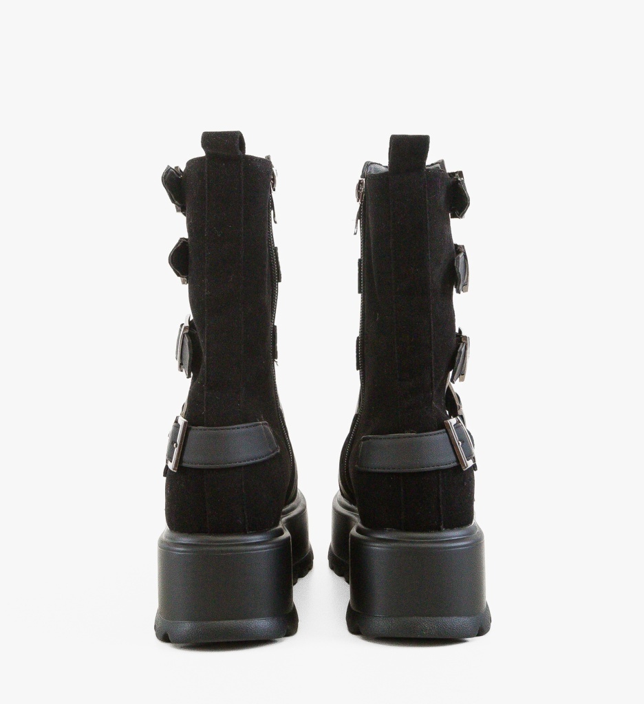 Ghete Dama Varaga Negre 2 | Eleganță și Confort - imagine 6