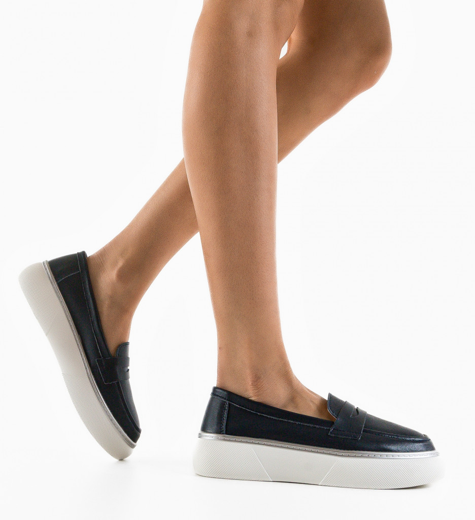 Pantofi Casual Dama Prossy Bleumarin Confort