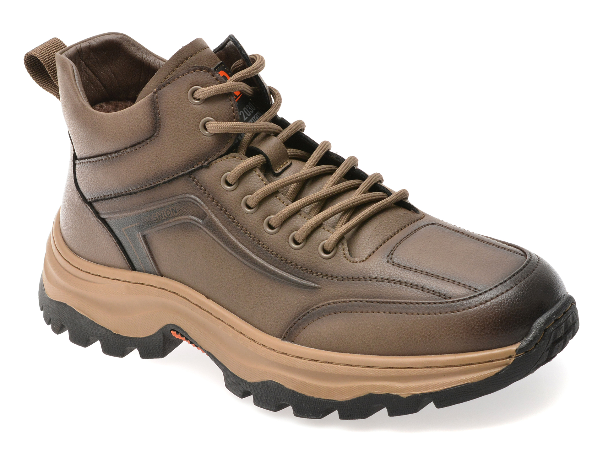 Ghete BITE THE BULLET Kaki | Piele Naturala