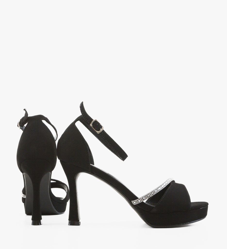 Sandale Dama Farmer Negre Elegante - imagine 2