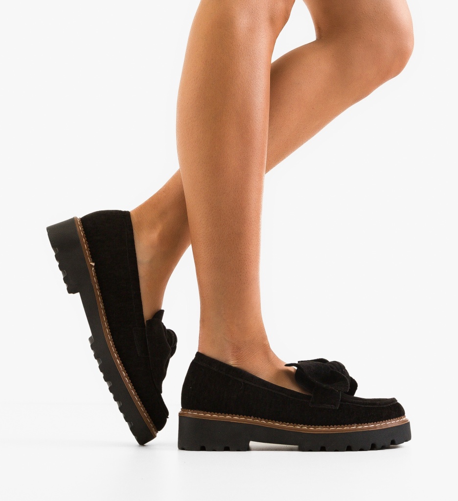 Pantofi Casual Navdeep Negri - Confort și Stil - imagine 3