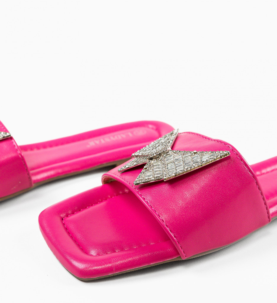 Papuci Dama Shadow Fuchsia | Confort & Stil - imagine 6