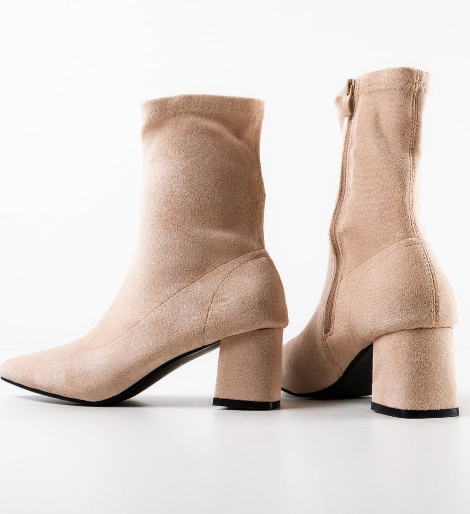 Botine Dama Stasy Bej - Eleganță și Confort - imagine 7