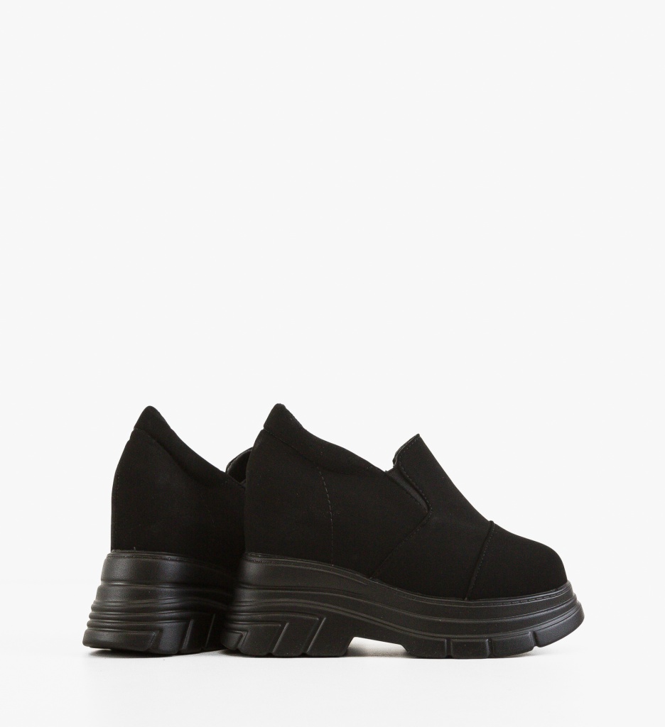 Pantofi Casual Dama Lamzay Negri - Confort & Stil - imagine 4