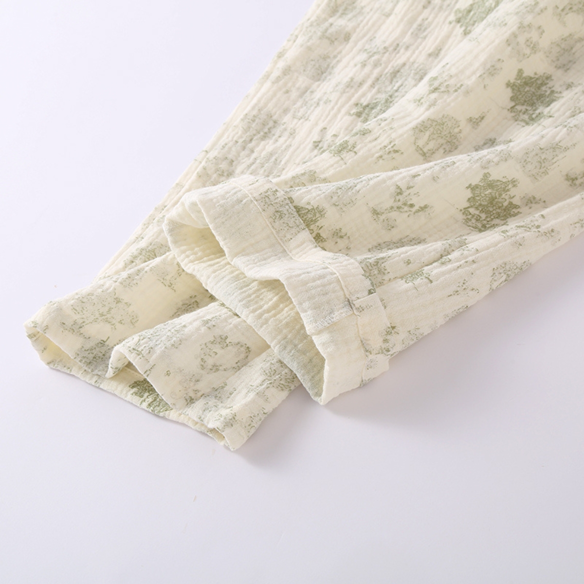 Pijama Dama Luna Soft 3 Piese Bumbac 100%, Delis, Bej - imagine 4