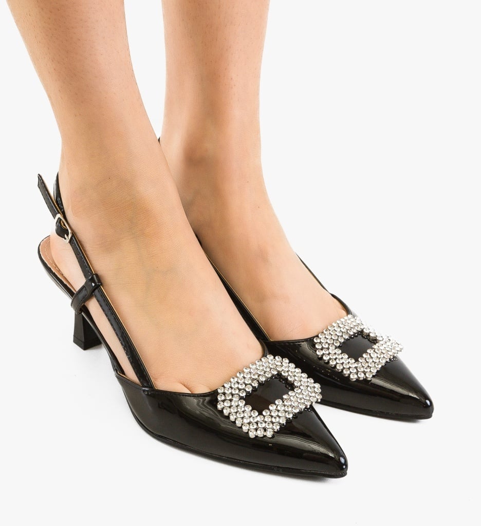 Pantofi Lorna Negri cu Toc - Eleganță Asigurată - imagine 15