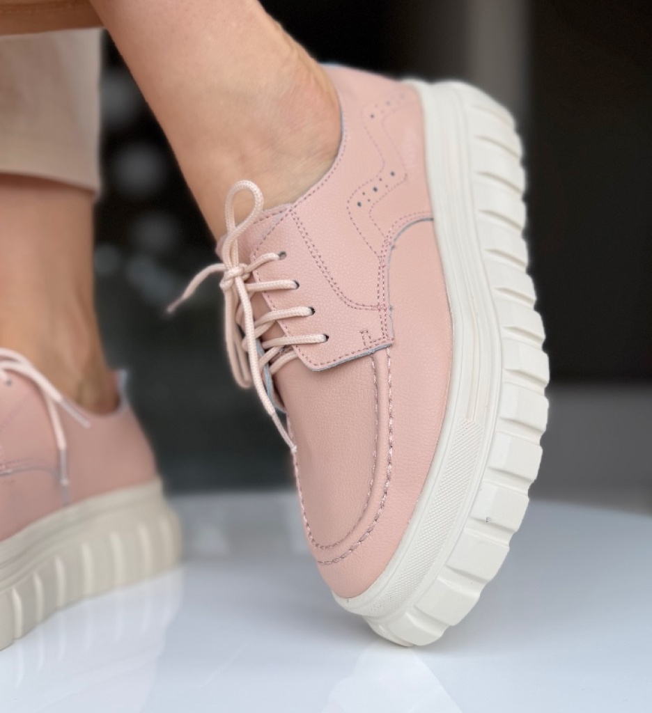 Pantofi Casual Loprem Roz - Confort și Stil - imagine 10