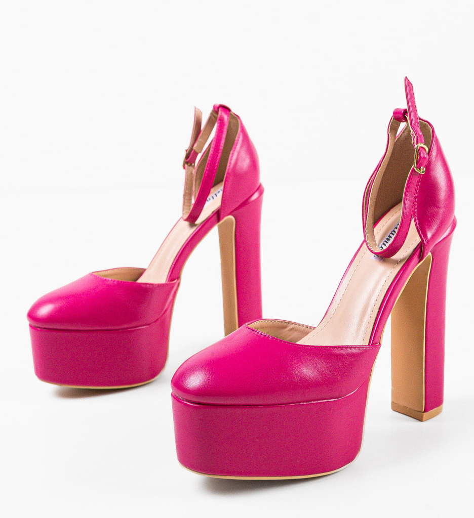 Pantofi cu Toc Fuchsia Lucas - Stil Remarcabil - imagine 6