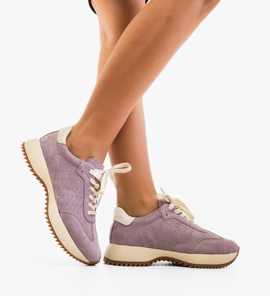 Sneakers Dama Mumbay Mov - Confort și Stil Urban - imagine 4