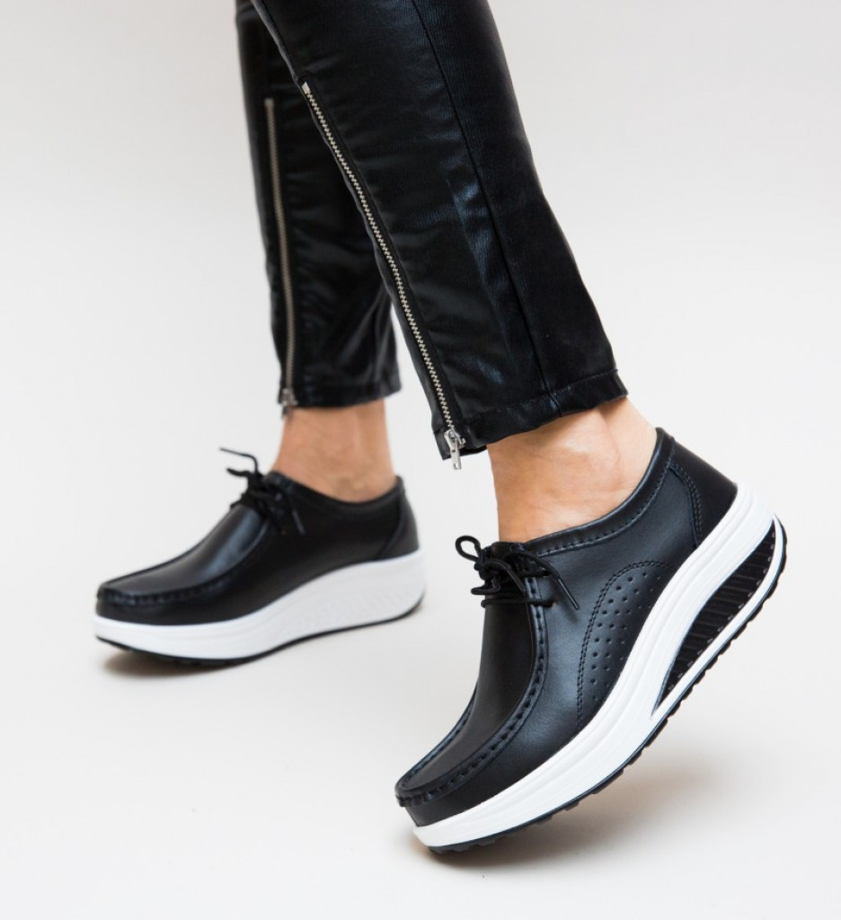 Pantofi Casual Roly Negri - Confort și Stil - imagine 8
