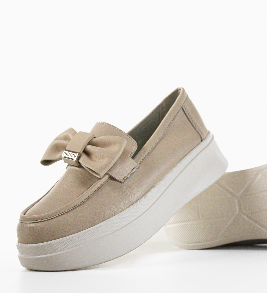 Pantofi Casual Dama Volga Bej - Confort și Stil - imagine 7