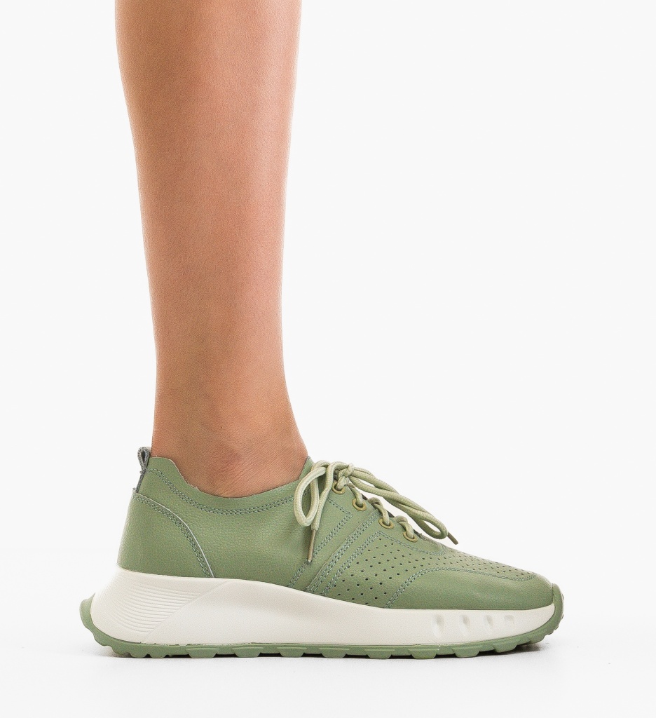 Sneakers Dama Horazia Verzi | Confort și Stil - imagine 6