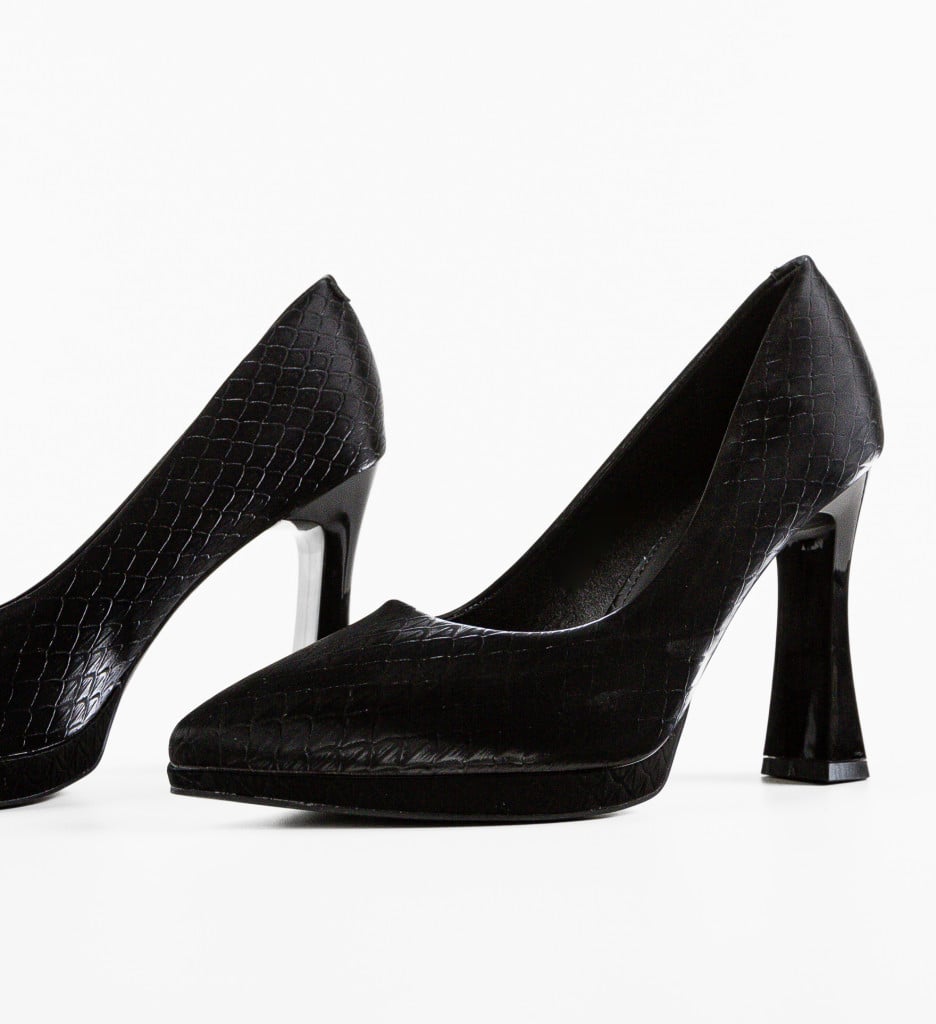Pantofi Sisies Negri - Eleganță și Stil - imagine 12