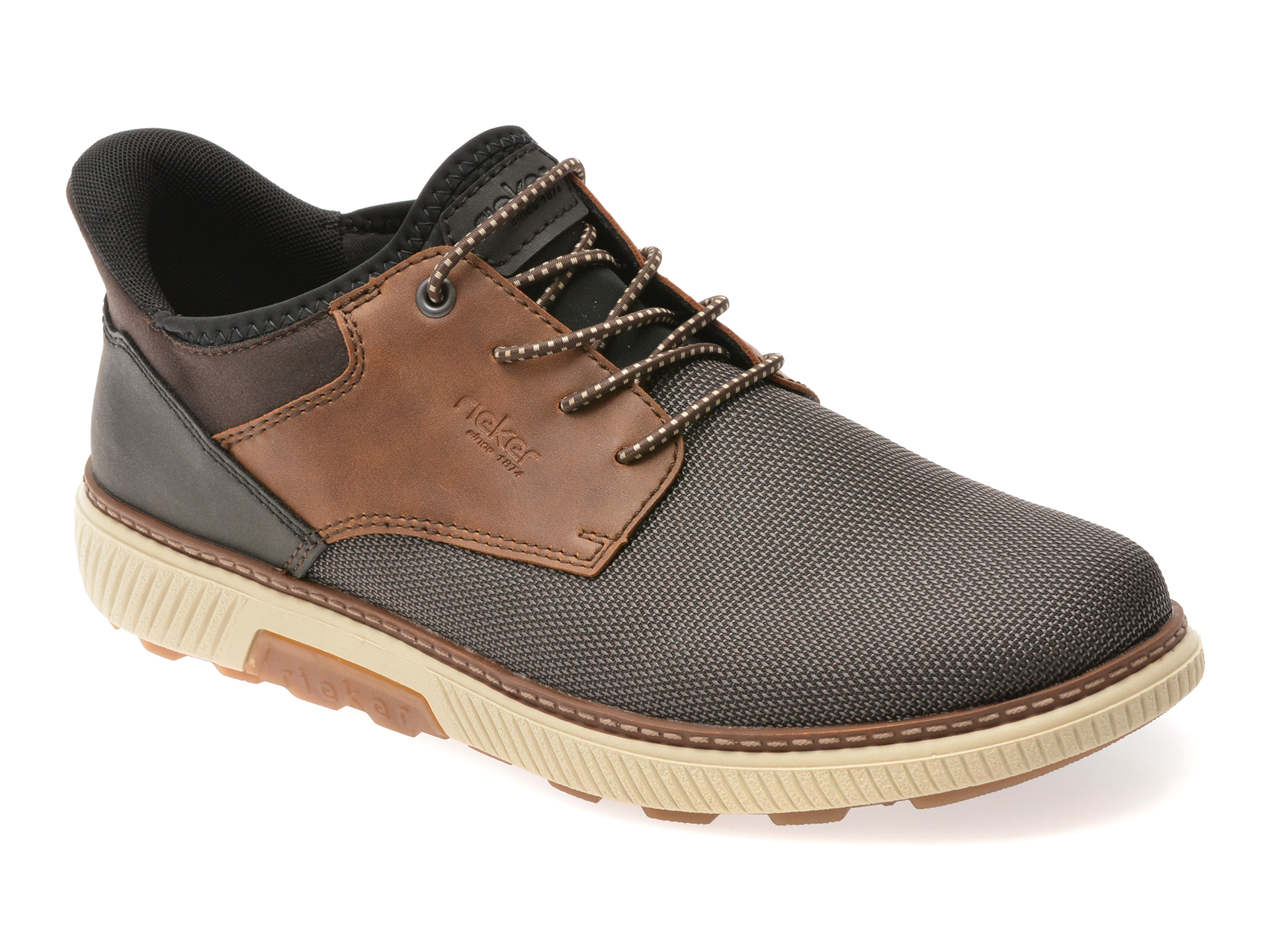 Pantofi Rieker Negri Confort Slip-On