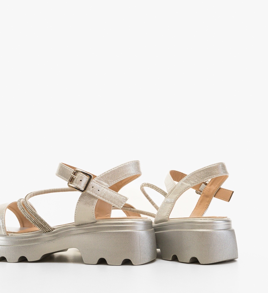 Sandale Dama Lance Argintii - Eleganta si Stil - imagine 5