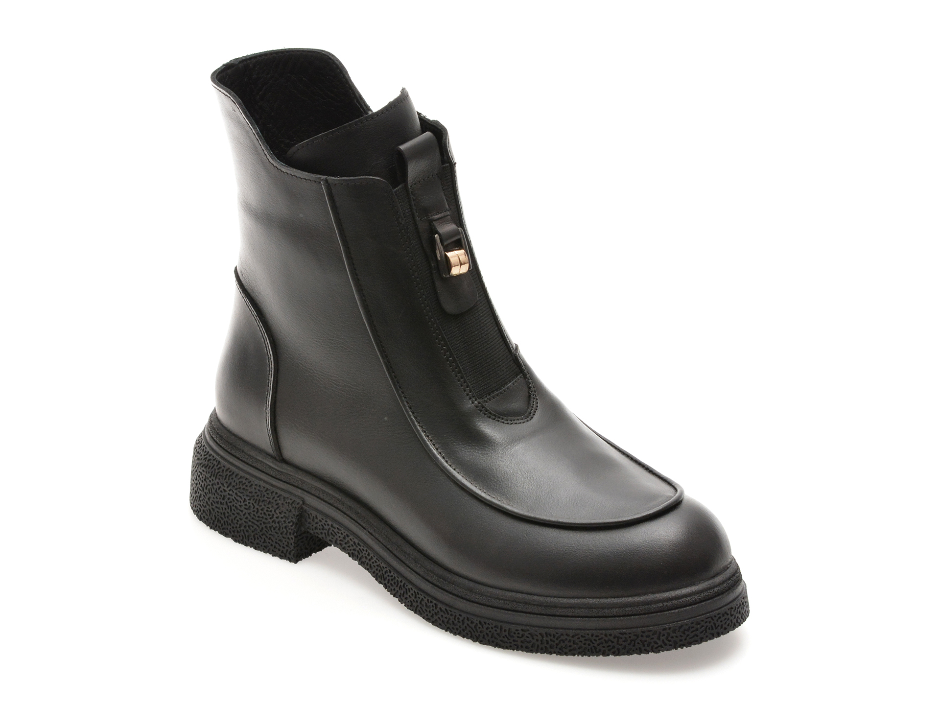 Ghete GRYXX Negre din Piele Naturală