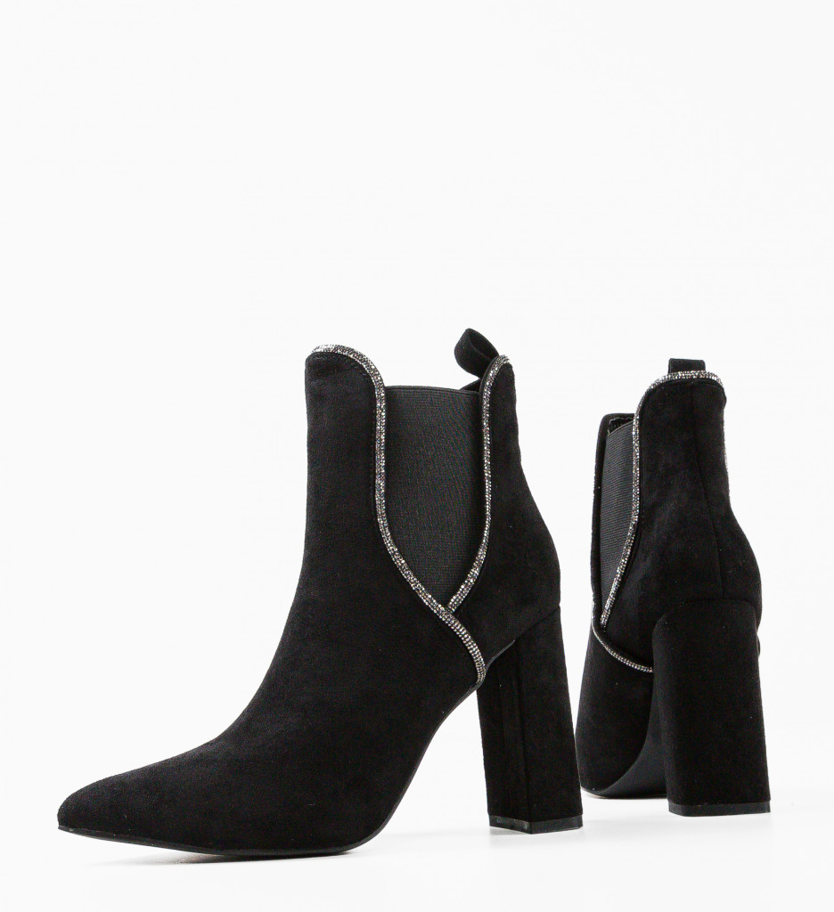 Botine Dama Mckay Negre | Eleganță și Stil - imagine 7