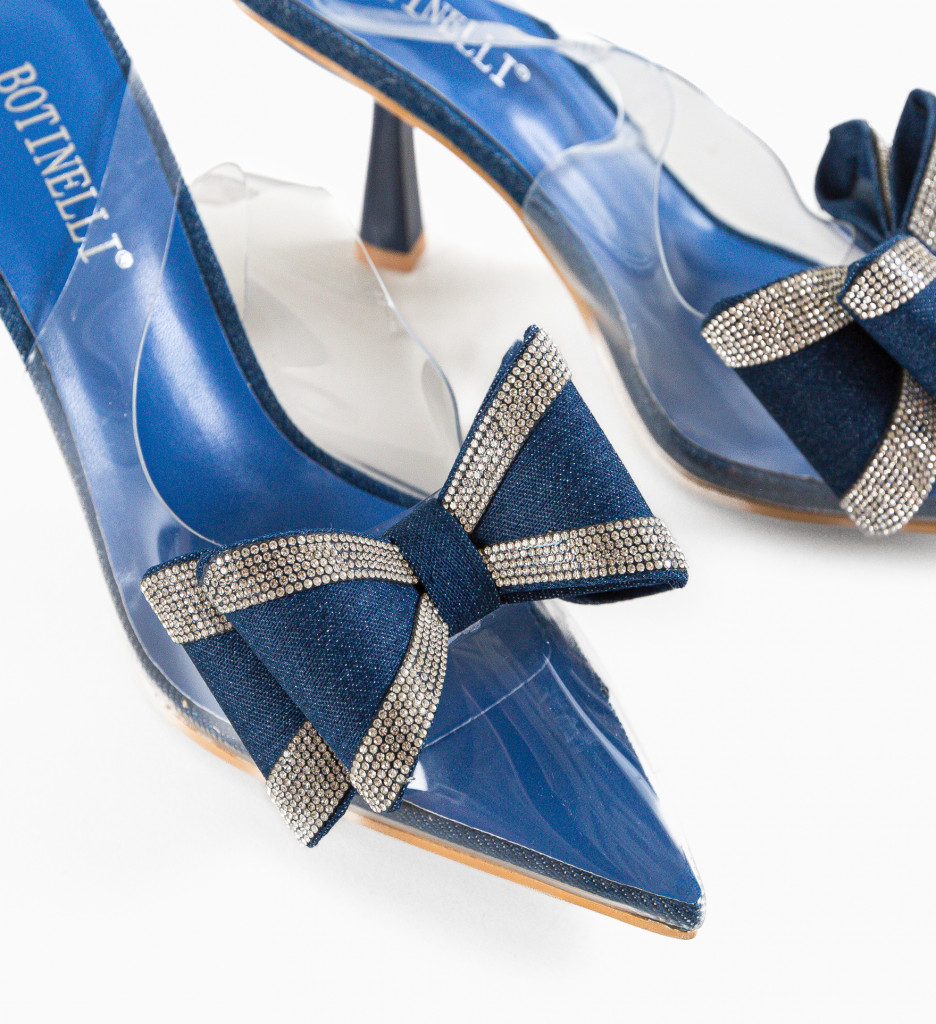 Pantofi cu Toc Albastri - Eleganță și Confort - imagine 11