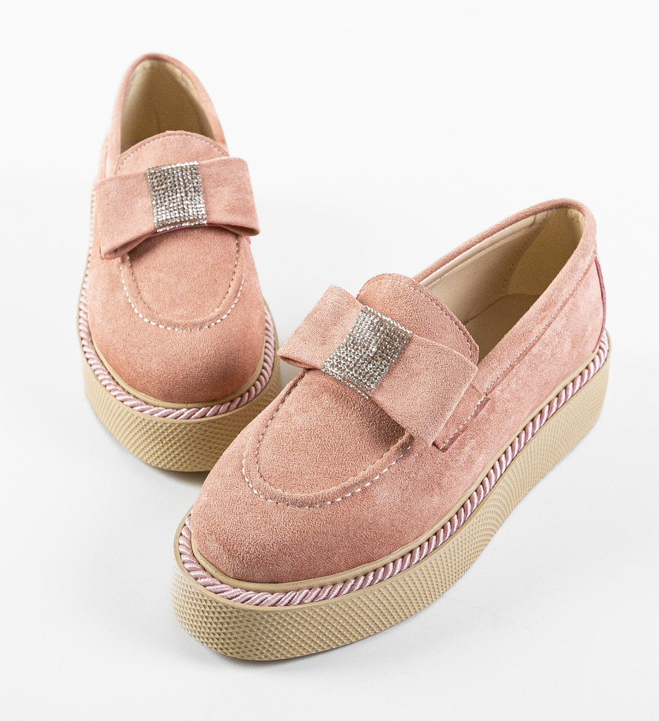 Pantofi Casual Sofia Roz - Confort și Stil