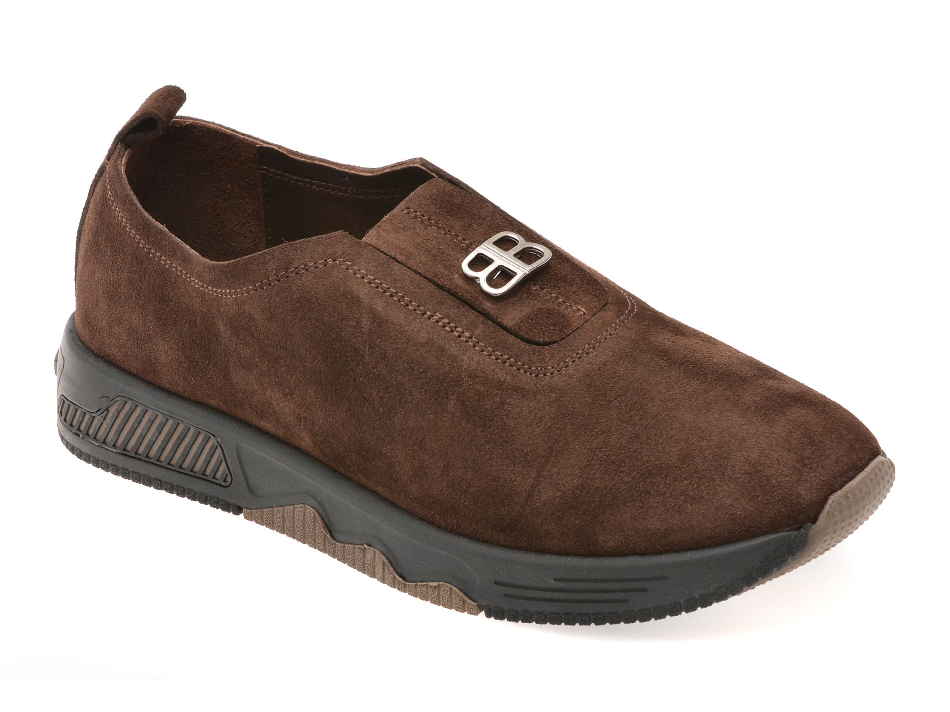 Pantofi Image Maro Piele Întoarsă | Confort & Stil