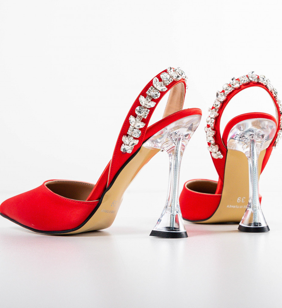 Pantofi Mercury Rosii cu Toc - Eleganță și Stil - imagine 7
